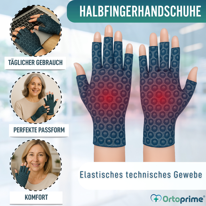 Therapeutische Arthrose-Handschuhe | Elastischer Stoff