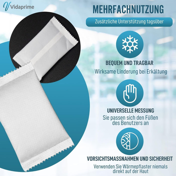 Thermische Handwärmepflaster | Packung mit 10 Stück