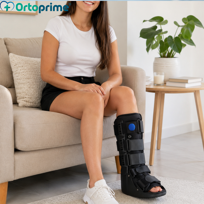 Langer Walker-Stiefel mit Luftkammer | Orthopädisch