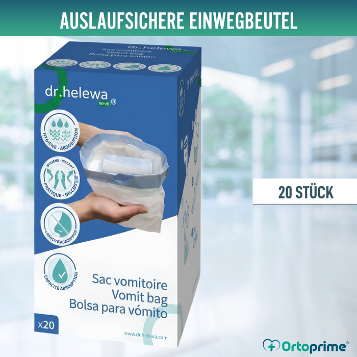 Einweg-Hygienebeutel für Erbrochenes | 20 Stück Pack