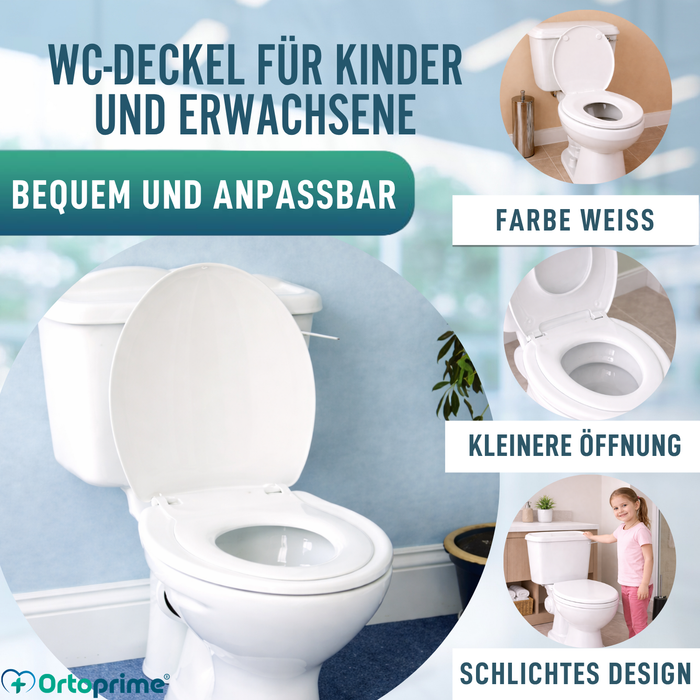 Kinder-Toilettensitz mit Deckel | WC-Adapter