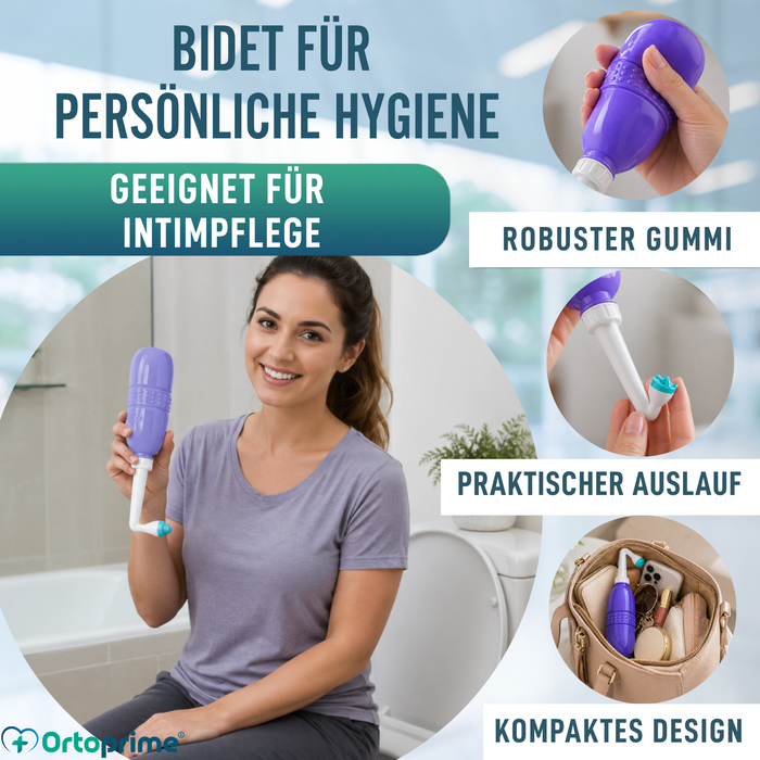Tragbarer Bidet für Intimhygiene Unisex | 400 ml