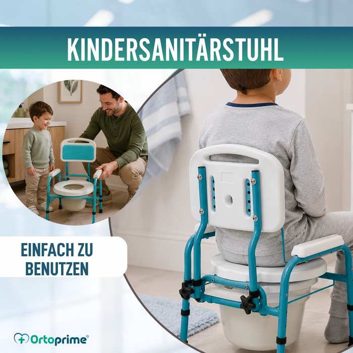 Kinder-Toilettensitz mit Reduzierer | Höhenverstellbar