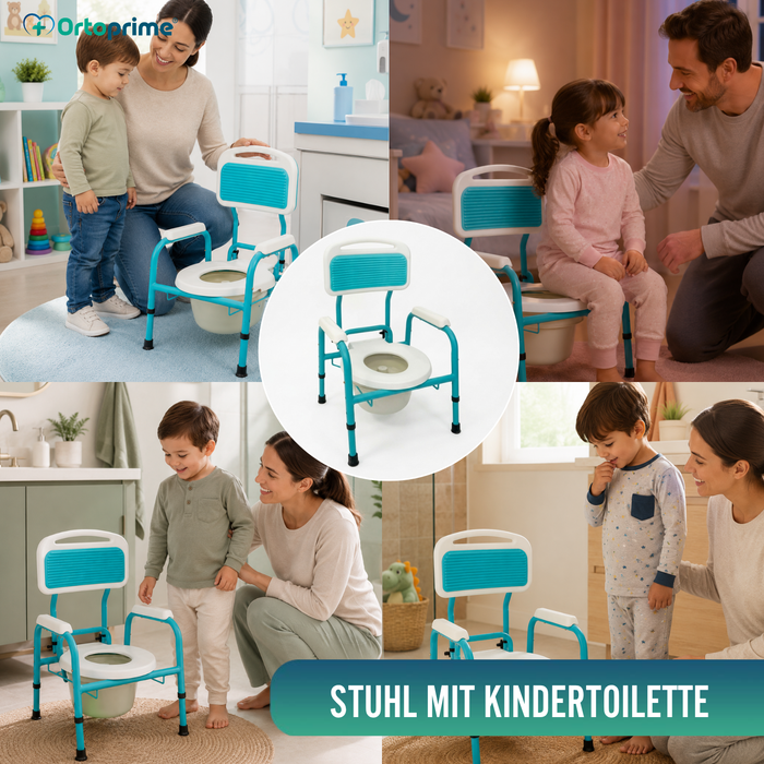 Kinder-Toilettensitz mit Reduzierer | Höhenverstellbar