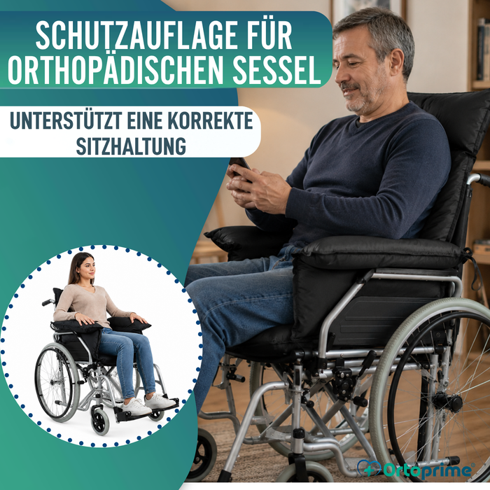 Antidekubitus-Schutzkissen für Rollstühle und Relaxsessel