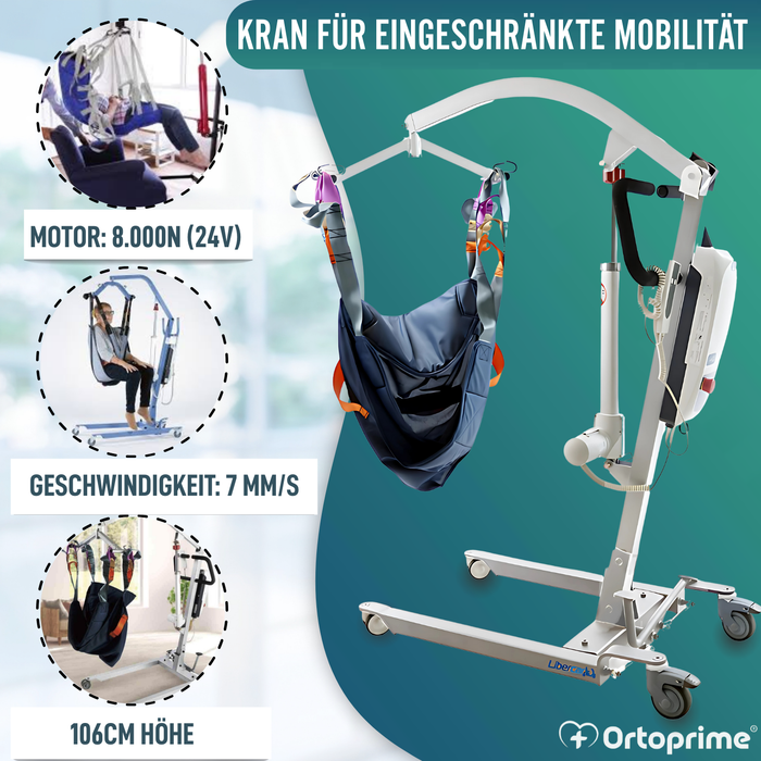 Kran zum Heben von Patienten Hohe Qualität | Inkl. Gurt