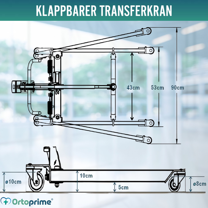 Kran zum Heben von Patienten Hohe Qualität | Inkl. Gurt
