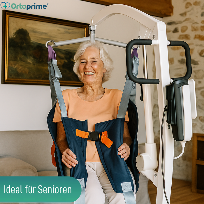 Patientenlift mit Integriertem Schnellverschlussgurt
