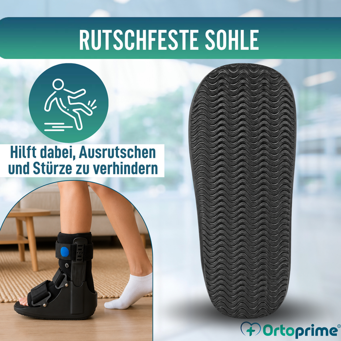 Kurzer Walker-Stiefel Beidseitig | Pneumatischer Orthesenstiefel