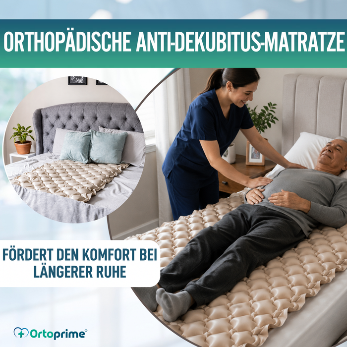 Antidekubitusmatratze mit Kompressor und Luftwechselzellen