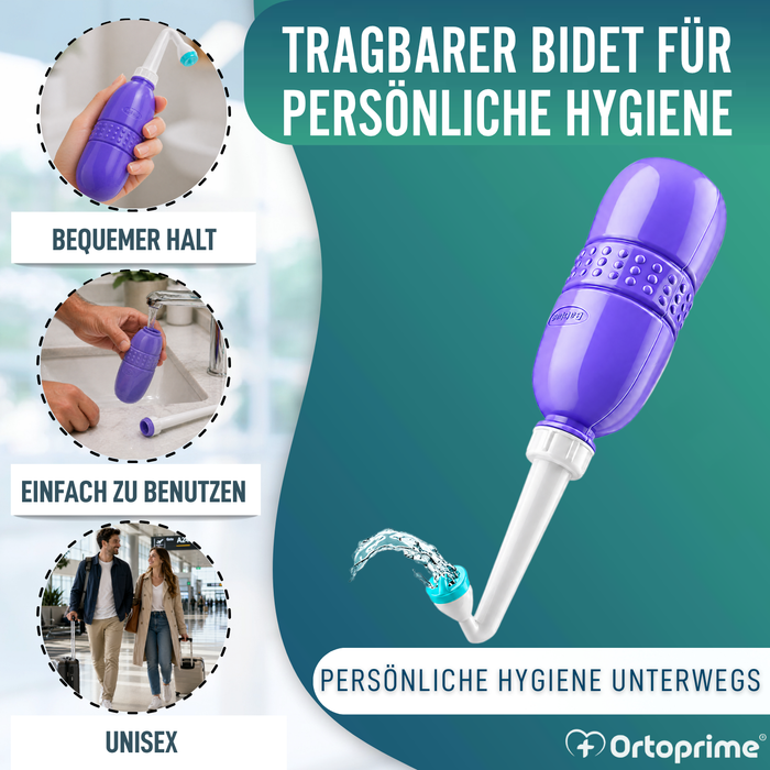 Tragbarer Bidet für Intimhygiene Unisex | 400 ml