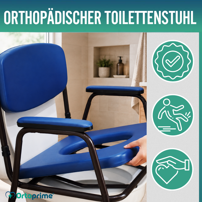 Gepolsterter WC-Stuhl mit Tragbarer Toilette