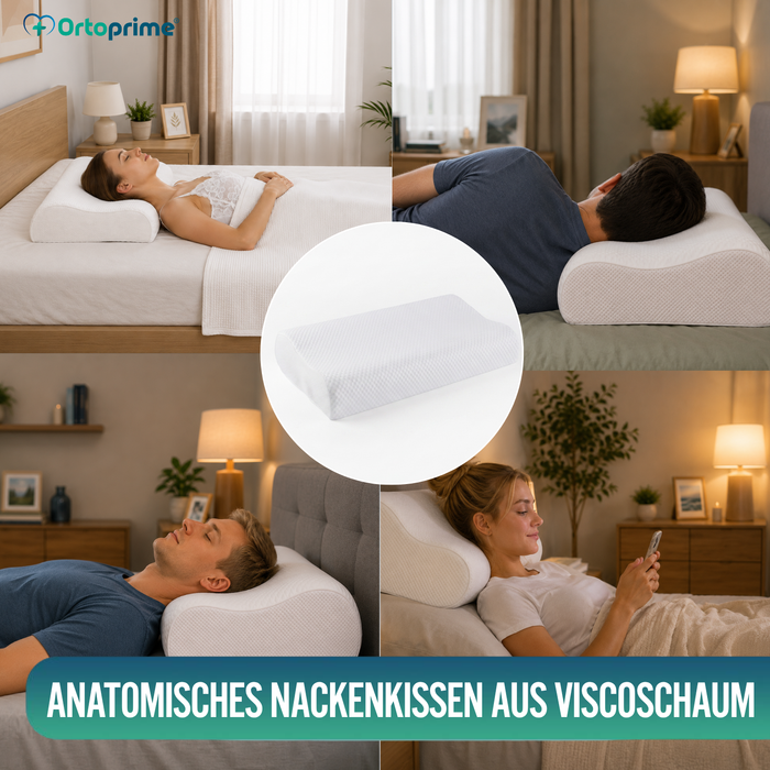 Viskoelastisches Nackenkissen | Effektive Unterstützung