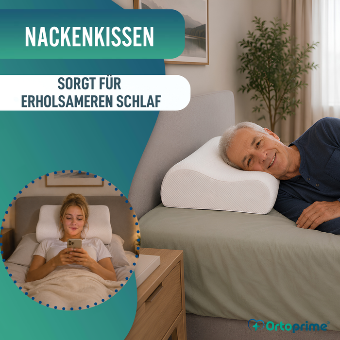 Viskoelastisches Nackenkissen | Effektive Unterstützung