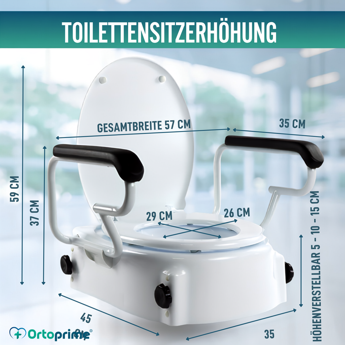 Toilettensitzerhöher OrtoPrime Confort