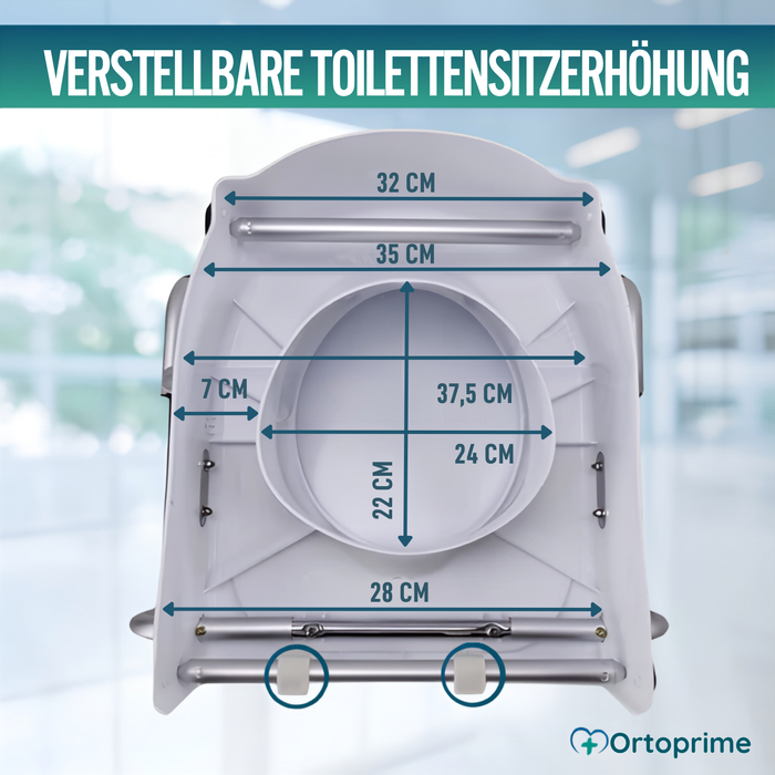 Toilettensitzerhöher OrtoPrime Confort