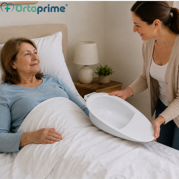 Steckbecken für Erwachsene 2,5 L | Urinflasche Unisex für Bett