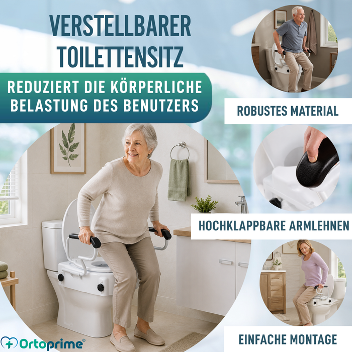 Toilettensitzerhöher OrtoPrime Confort