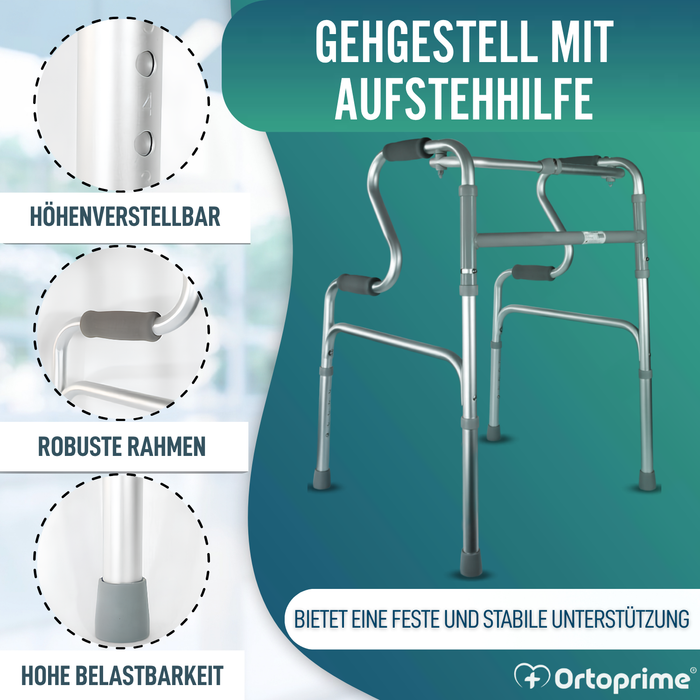 Rollator für Erwachsene mit Incorporator | Faltbarer Rollator