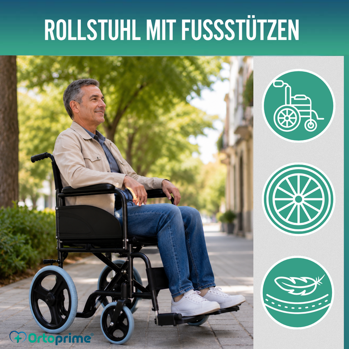 Orthopädischer Faltrollstuhl für Erwachsene