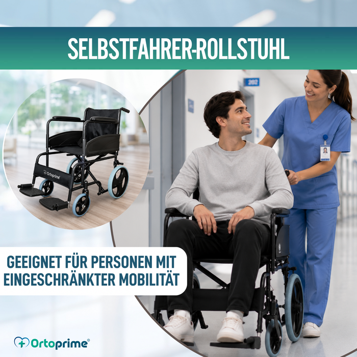 Orthopädischer Faltrollstuhl für Erwachsene