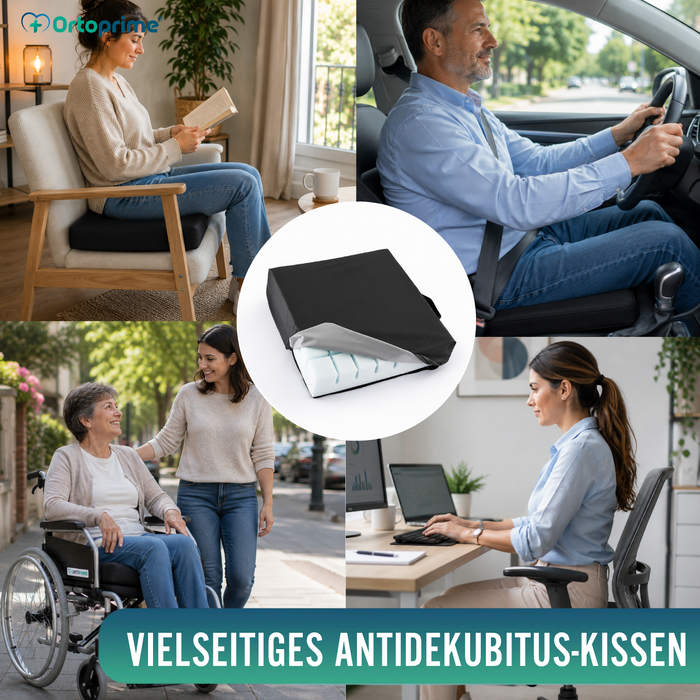 Anatomisches Gerilltes Antidekubituskissen