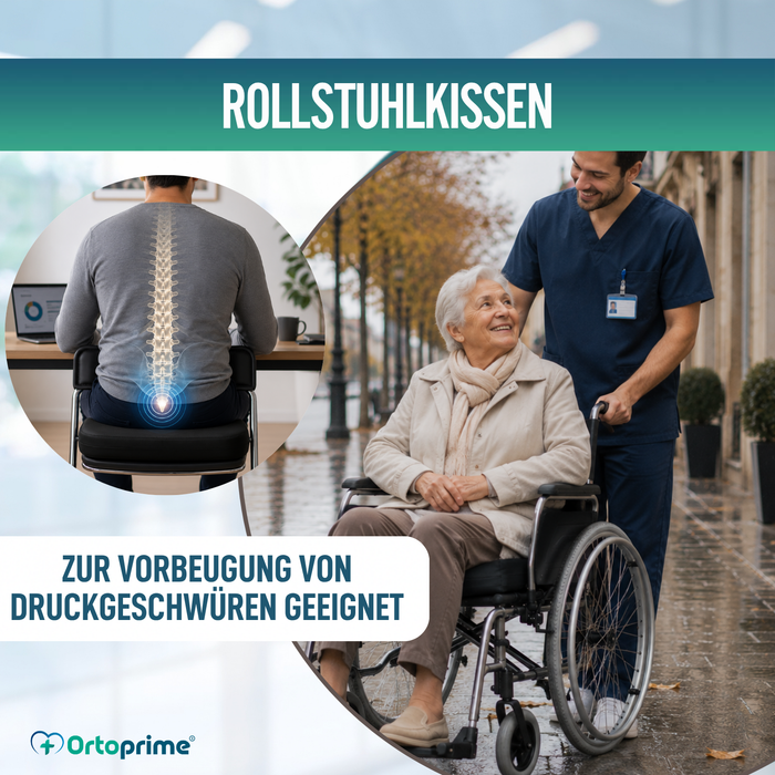 Antidekubitus-Sitzkissen Viscoelastisch 80kg/m3