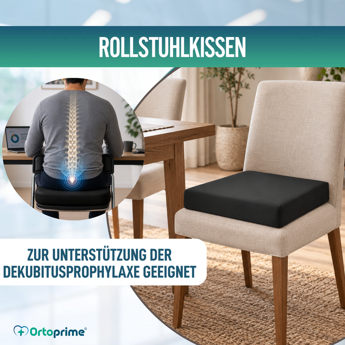 Viskoelastisches Anti-Dekubitus-Kissen + HR-Komfortschaum