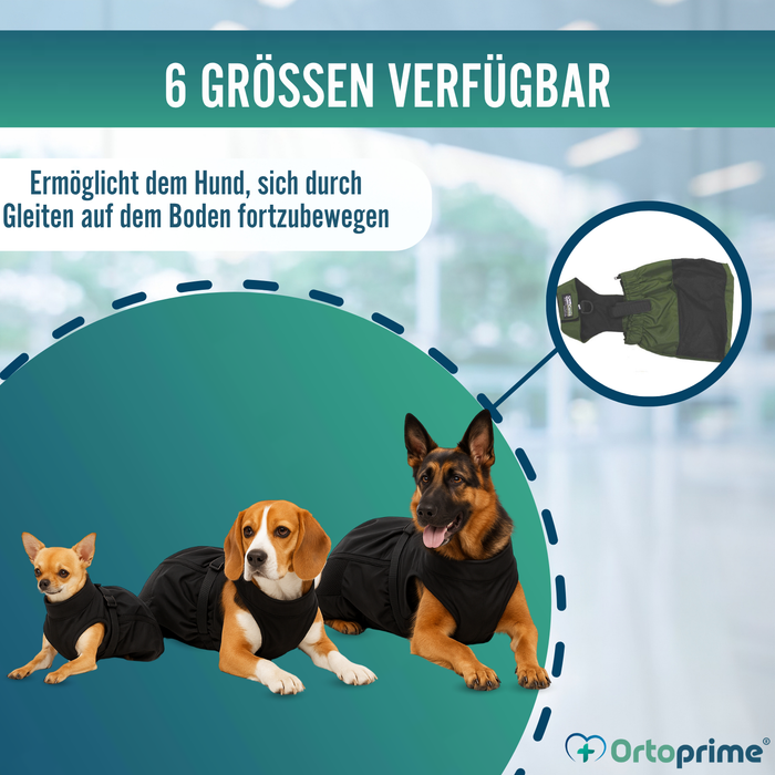 Nylonmantel für Hunde mit Bewegungseinschränkung | 6 Größen