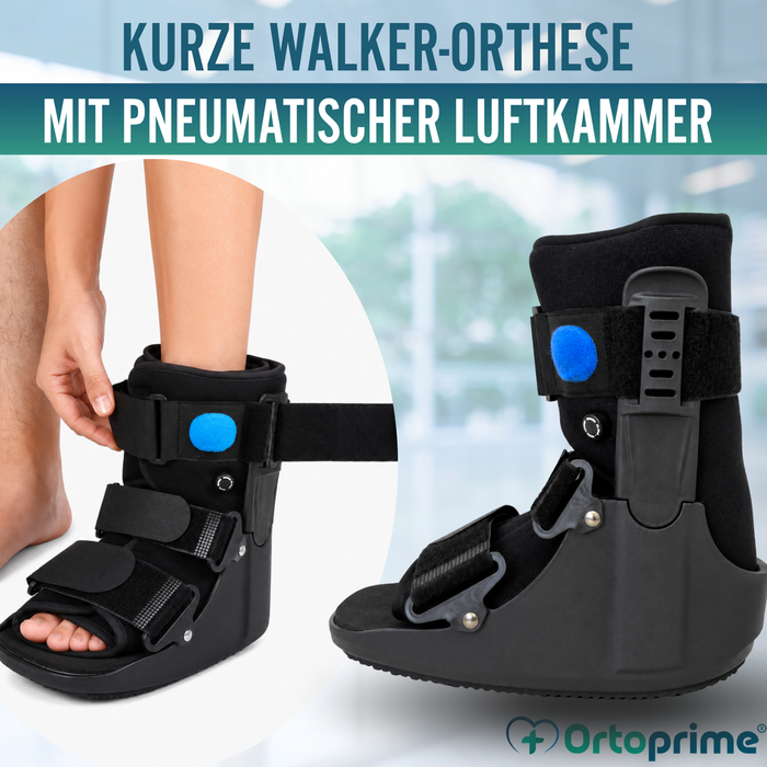 Kurzer Walker-Stiefel Beidseitig | Pneumatischer Orthesenstiefel