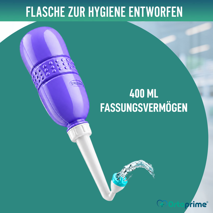 Tragbarer Bidet für Intimhygiene Unisex | 400 ml