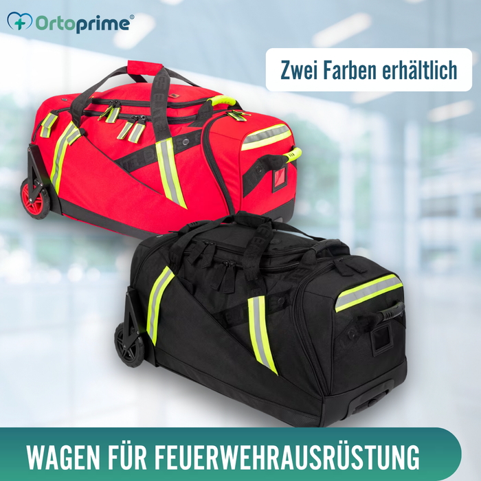 Professionelle Feuerwehr-Trolleytasche mit Rollen für PSA