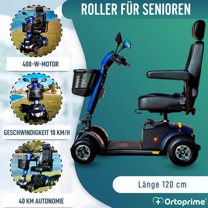 Kompakter Behindertenroller | Vollfederung