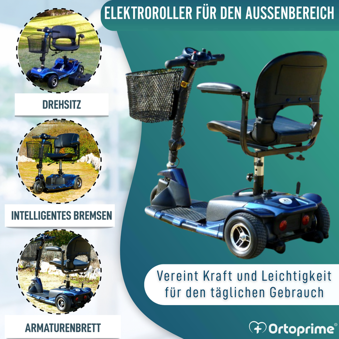 Elektrischer Scooter mit Stand Up-System | 3 Räder