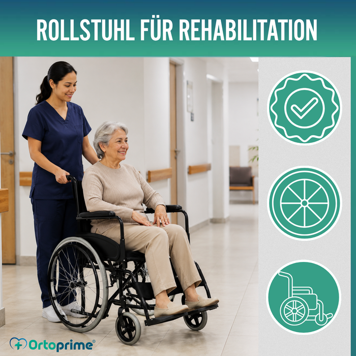 Leichter selbstfahrbarer faltbarer Rollstuhl für Erwachsene