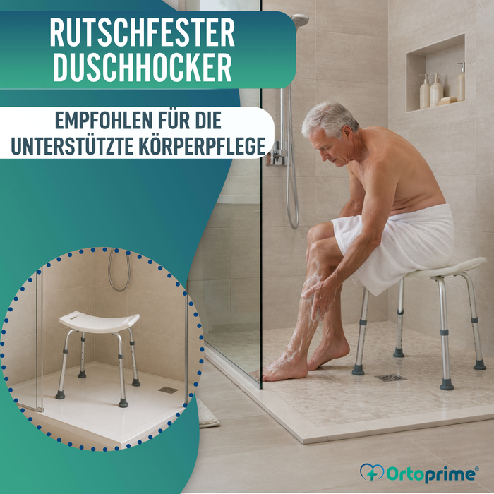 Rutschfester Duschhocker