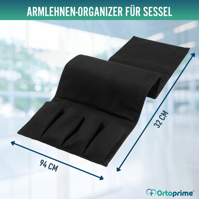Sessel-Armlehnen-Organizer 5 Fächer | Rutschfest