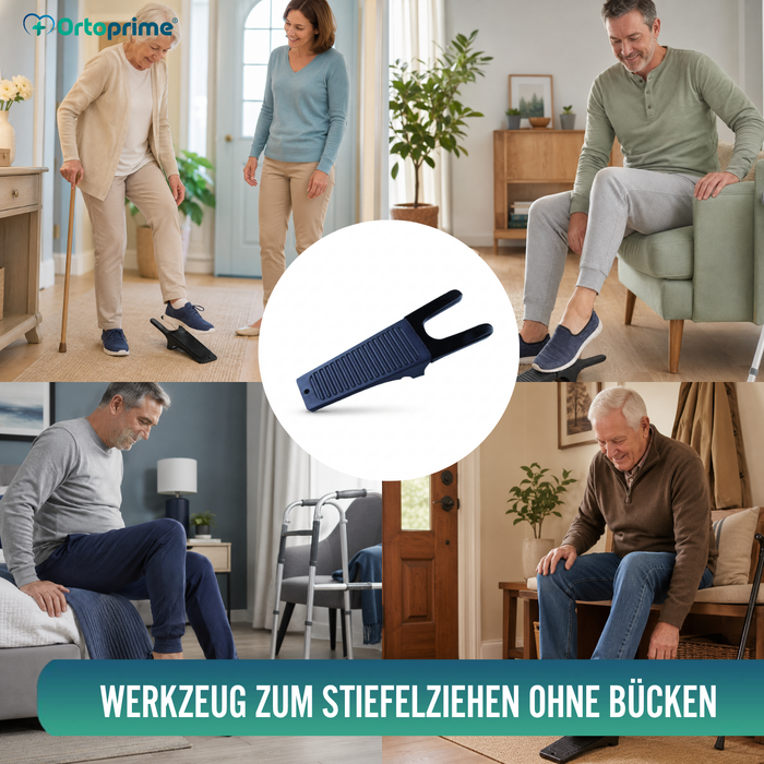 Orthopädischer Kunststoff-Schuhanzieher Rutschfest | 13 cm