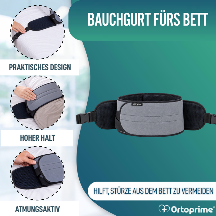 Bauchgurt zur Vermeidung von Stürzen im Bett