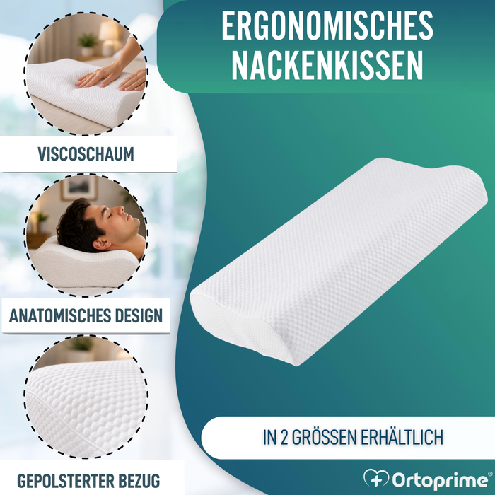 Viskoelastisches Nackenkissen | Effektive Unterstützung