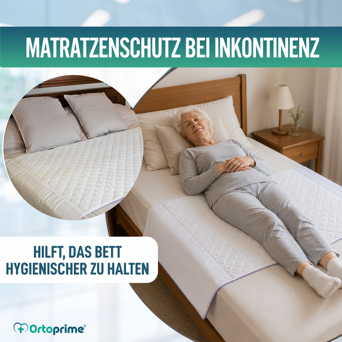 PACK 2 Superabsorbierende Bettauflagen 135 cm 4,65 Liter/m2