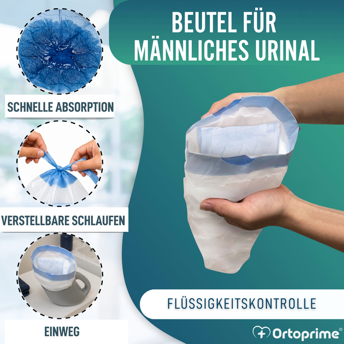 Einweg-Hygienebeutel für Männliche Urinale 600 ml