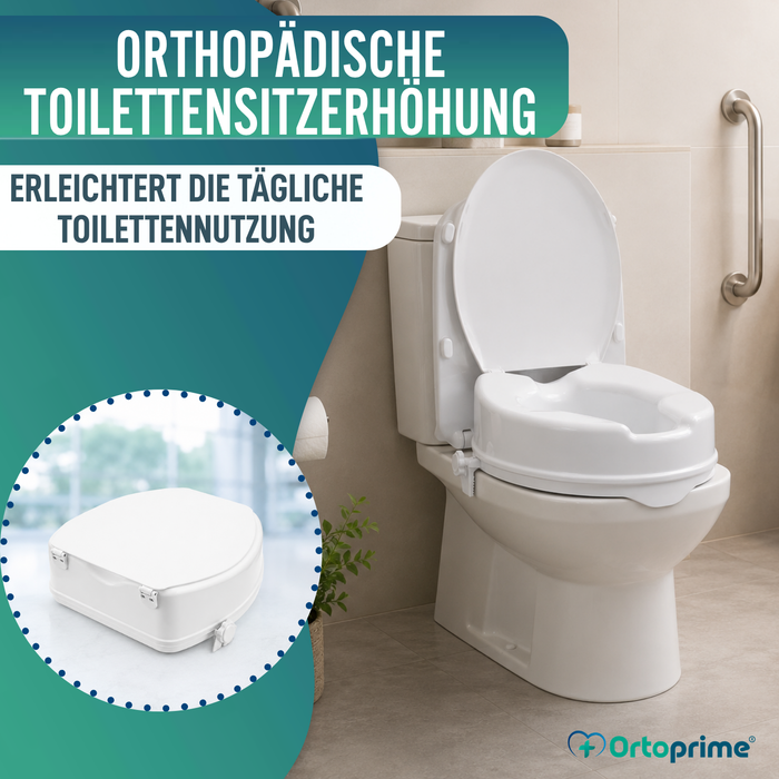 WC-Erhöhung mit Deckel 10 cm | Universal