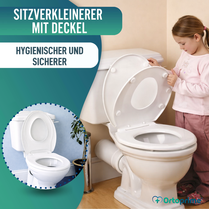 Kinder-Toilettensitz mit Deckel | WC-Adapter