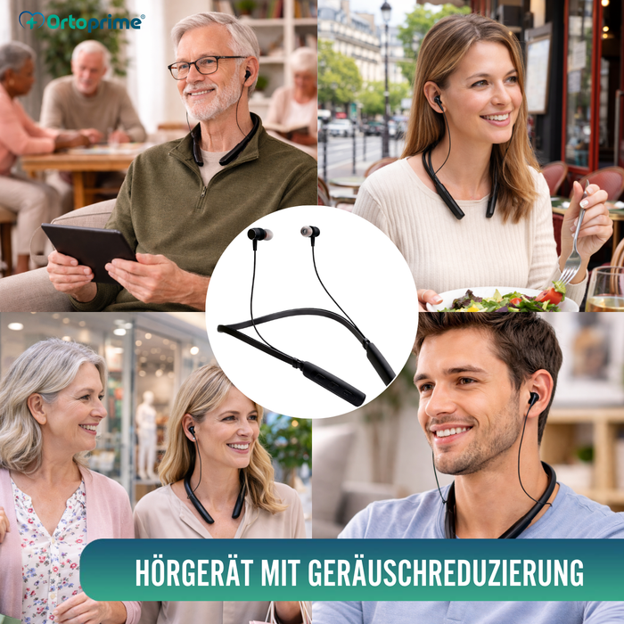 Wiederaufladbarer Hörverstärker mit Geräuschreduzierung