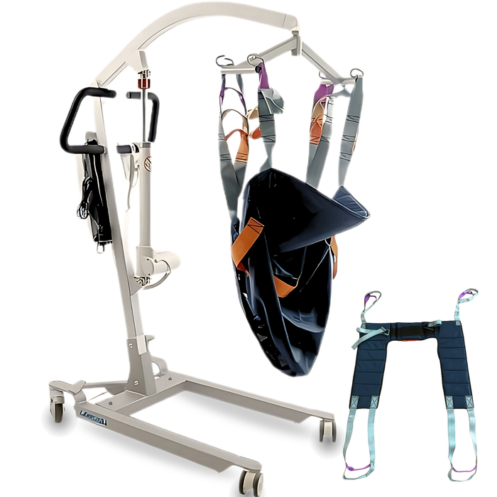 Patientenlift mit Integriertem Schnellverschlussgurt