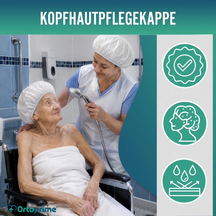 Wiederverwendbare Duschhaube Waschbar Atmungsaktiv | Einheitsgröße