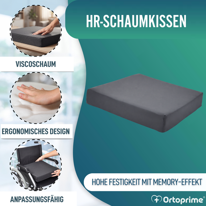 Viskoelastisches Anti-Dekubitus-Kissen + HR-Komfortschaum