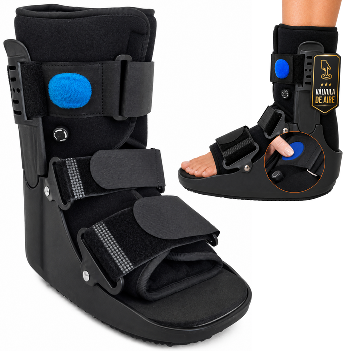 Kurzer Walker-Stiefel Beidseitig | Pneumatischer Orthesenstiefel