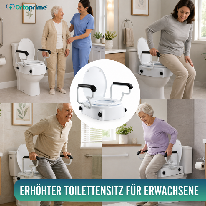 Toilettensitzerhöher OrtoPrime Confort